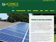 Tablet Screenshot of jonessolar.com